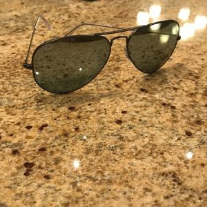 Ray-Ban pilot aviators gunmetal/silver